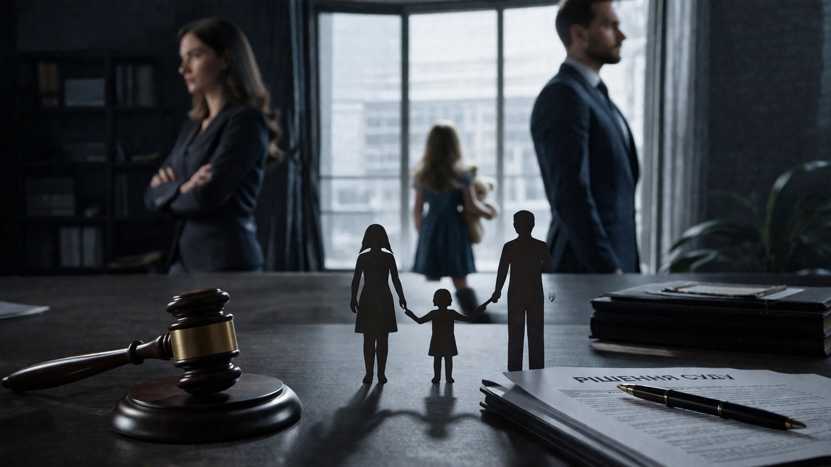 Розлучення через суд при наявності неповнолітньої дитини.
