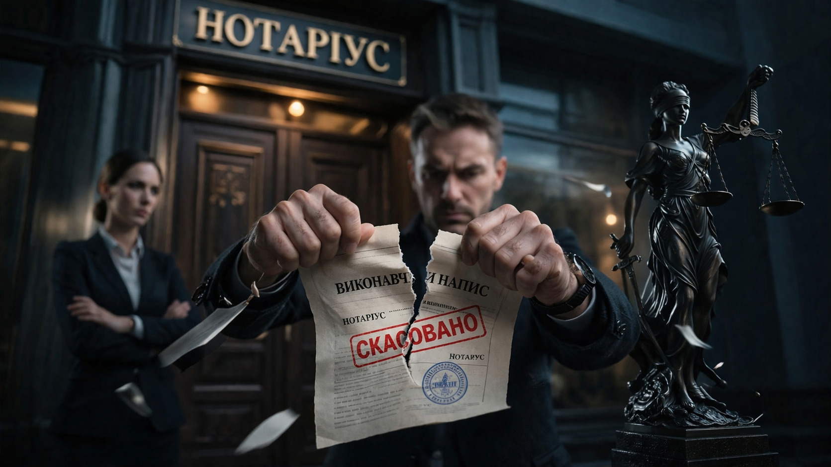 Скасування виконавчого напису нотаріуса через суд.