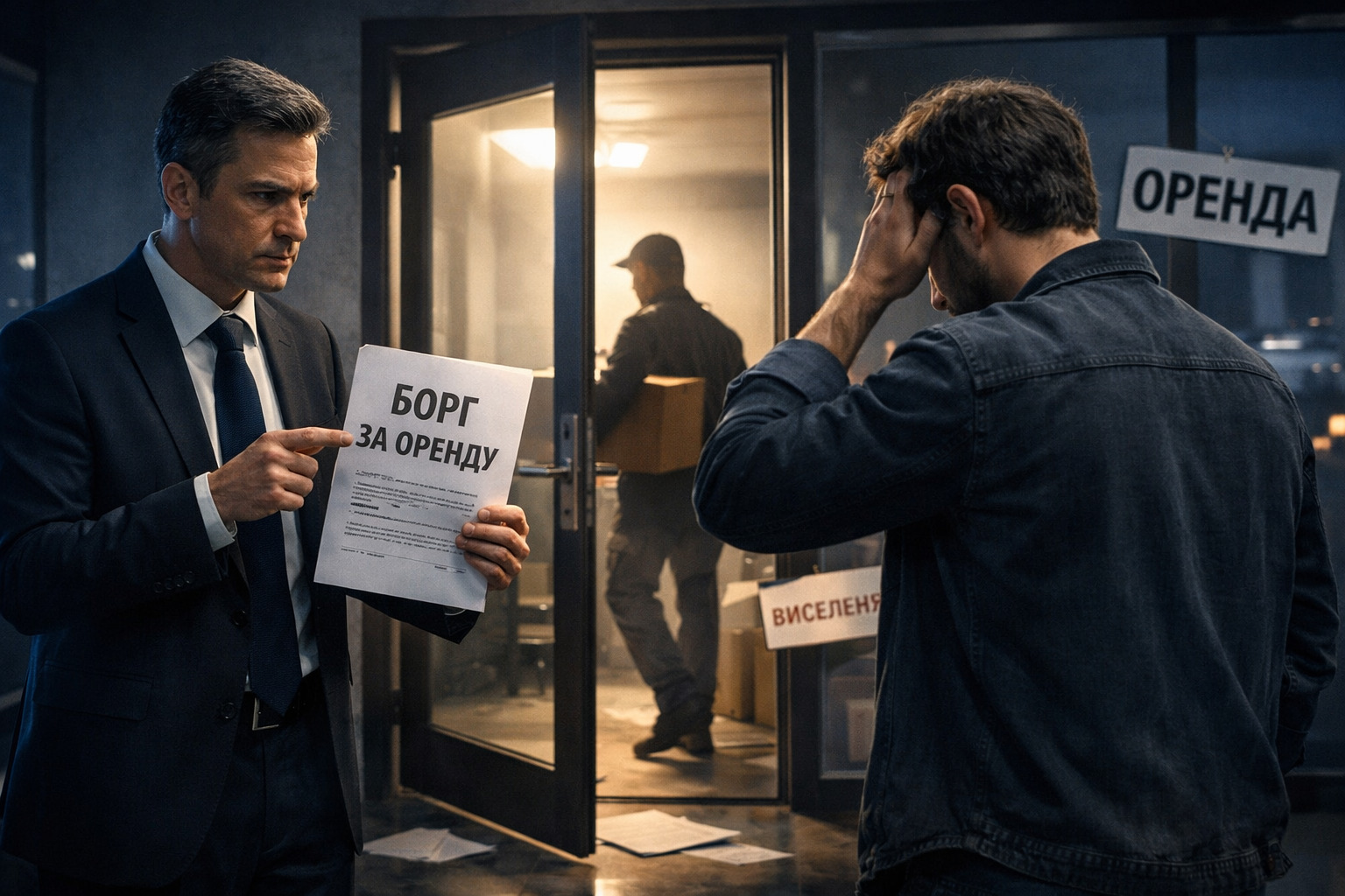 Стягнення заборгованості за оренду нежитлового приміщення.