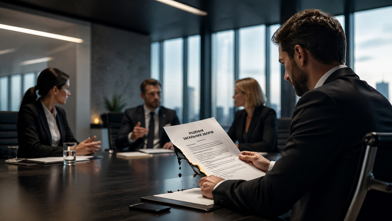 Визнання недійсним рішення загальних зборів товариства.